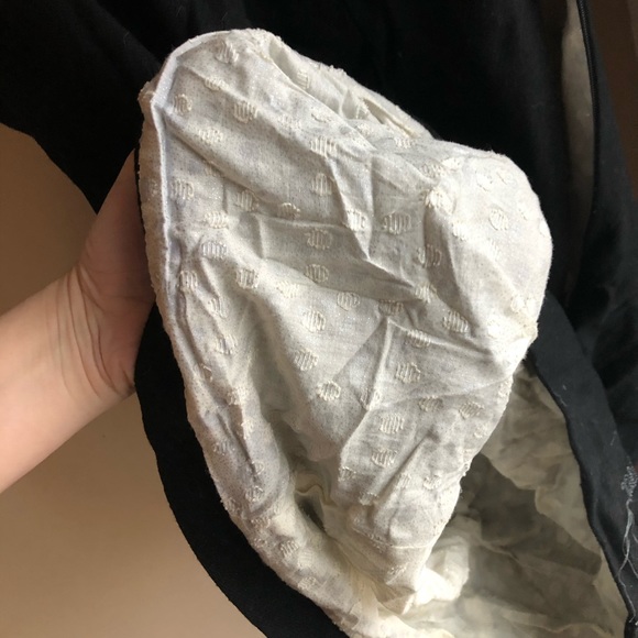 Black wool tunic/dress (with hood and pockets) - Picture 5 of 5